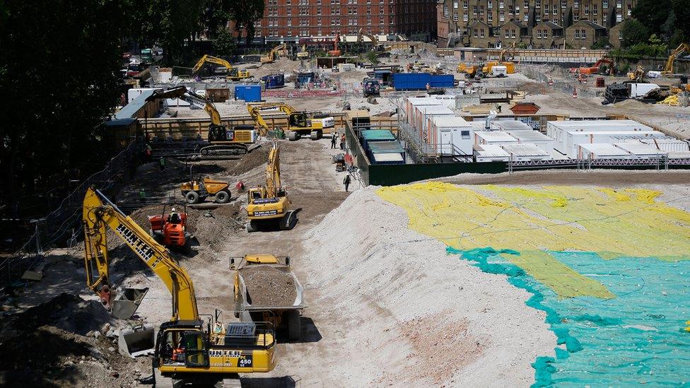 The Chelsea Barracks site