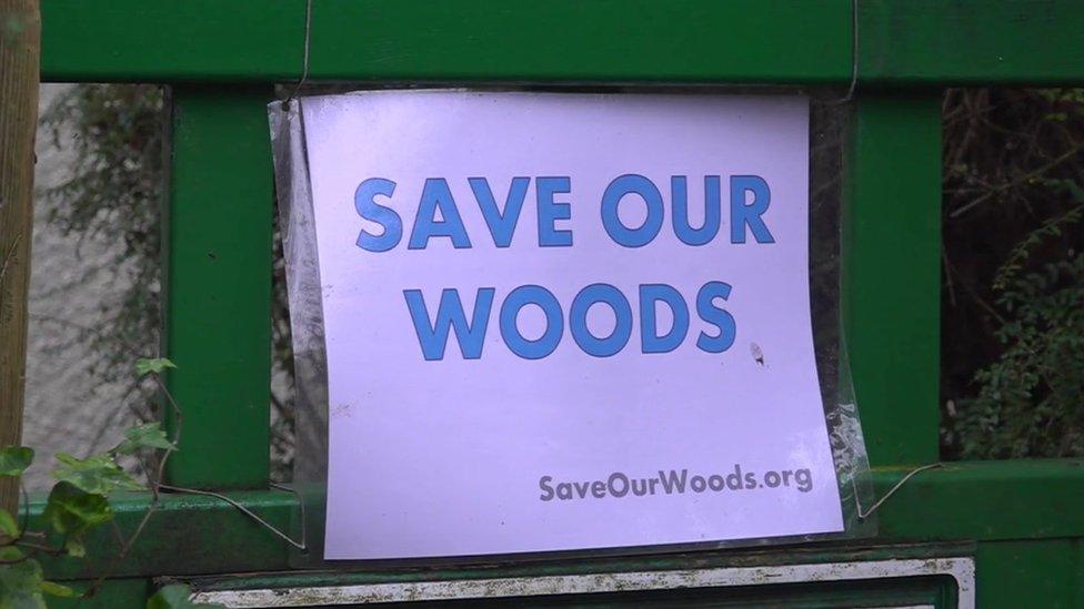 Poster 'Save our Woods'