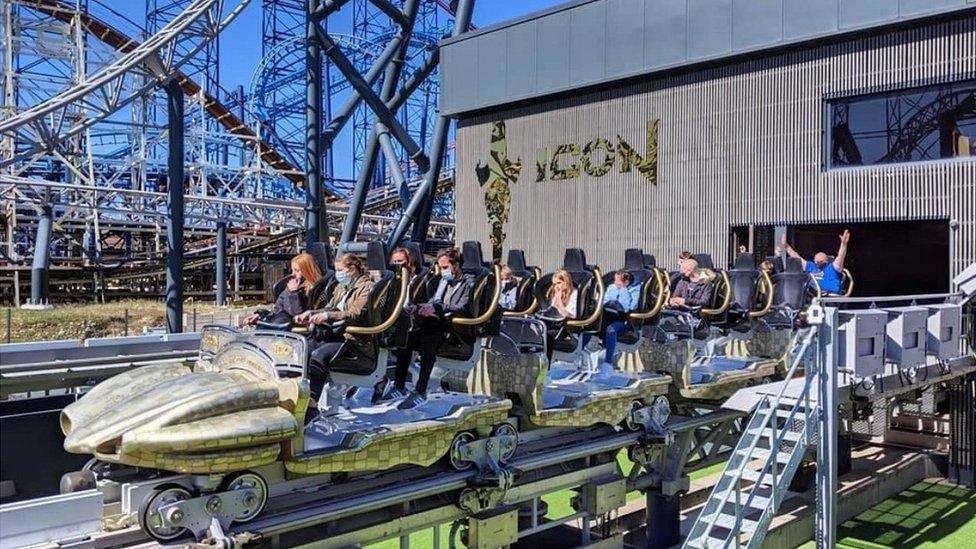 Icon ride at Blackpool Pleasure Beach