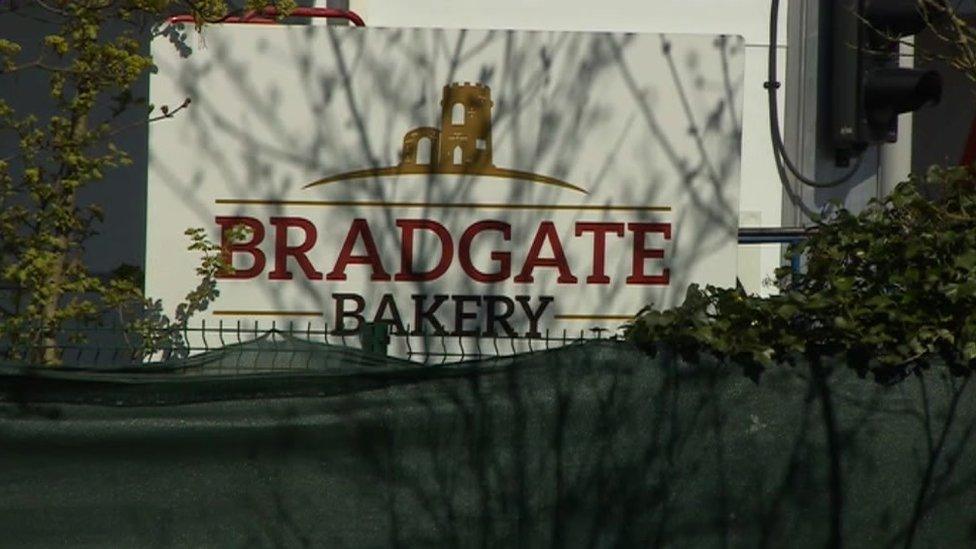 Bradgate Bakery sign