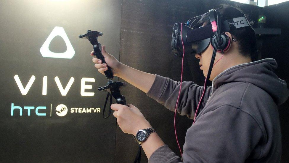 HTC Vive headset