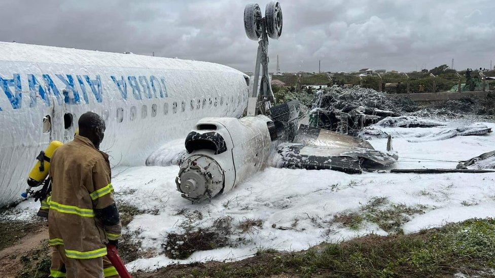 Plane crash site