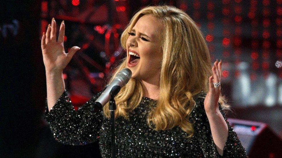 Adele singing