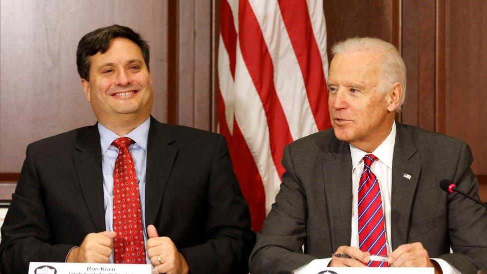 Image shows Ron Klain and then-Vice President Joe Biden