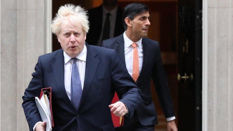 Boris Johnson and Rishi Sunak