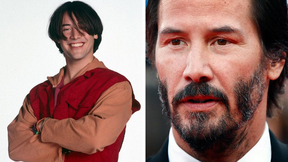 Keanu Reeves - then, as Ted, and now