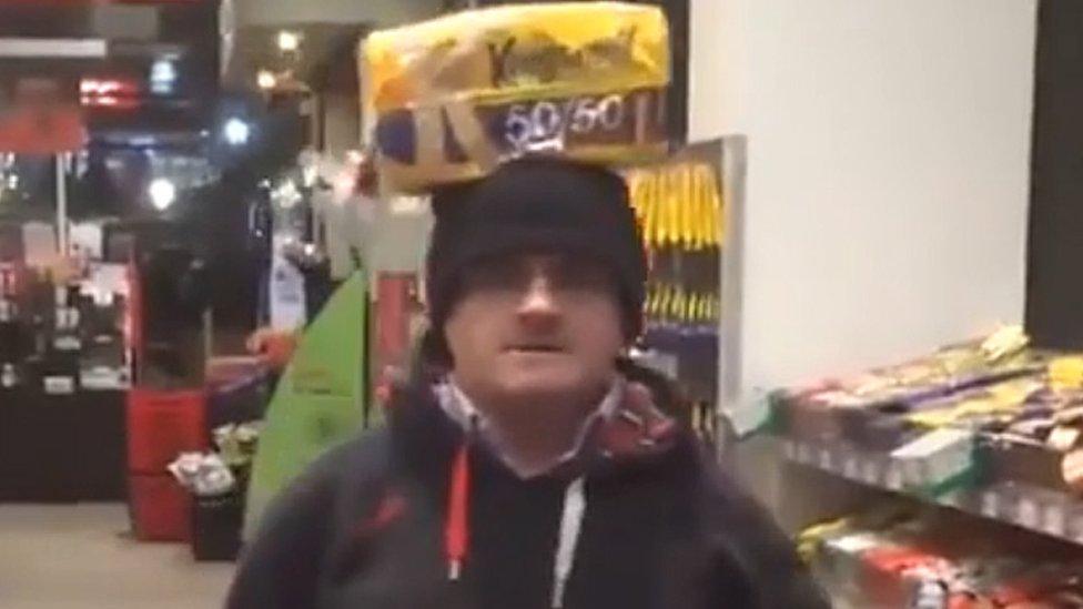 Barry McElduff in video