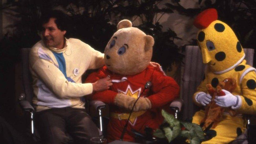 SuperTed appeared on the 1985 Children in Need show with Spotty