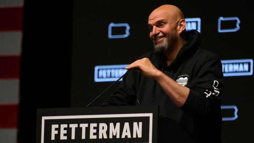 John Fetterman smiles