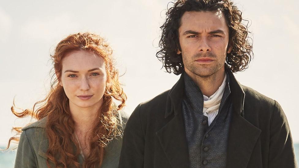 Eleanor Tomlinson and Aidan Turner