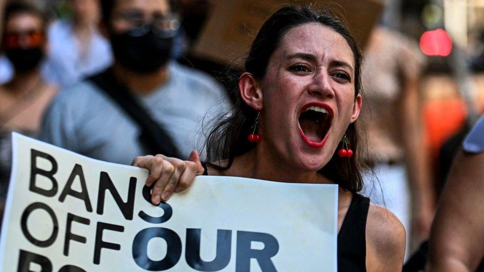 Protester in Florida