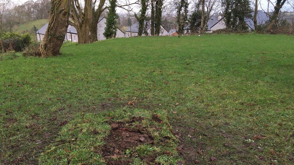 Mass grave in Dungannon