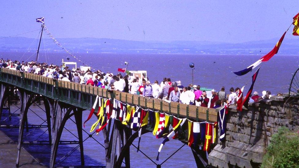 Clevedon Pier reopening