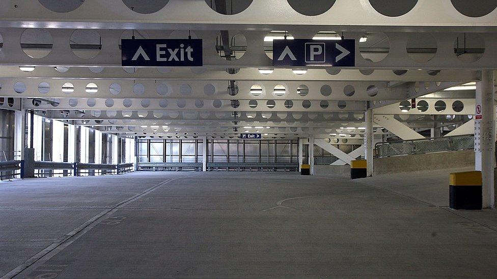 Empty NCP car park