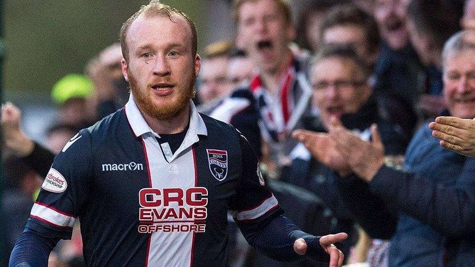 Ross County scorer Liam Boyce