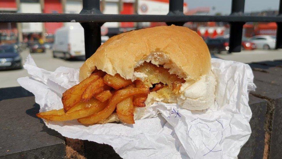 Greasy Chip Butty