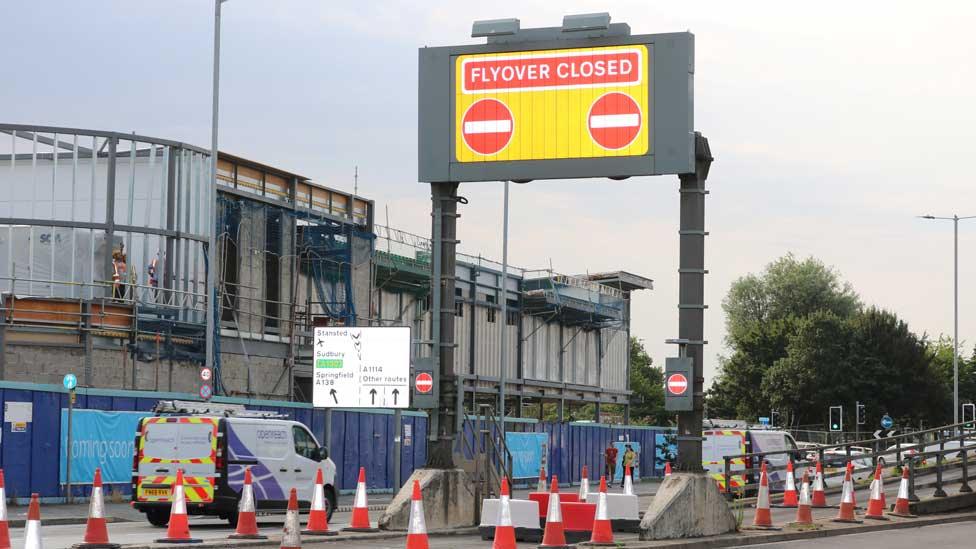 Army and Navy flyover, Chelmsford