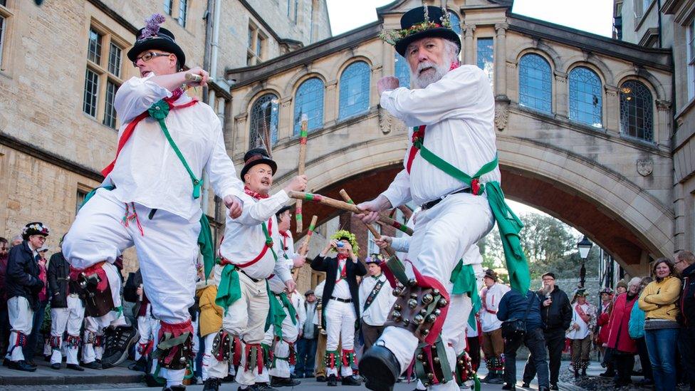 May Day morris dancers