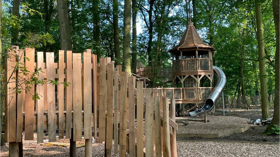 Woodland play area