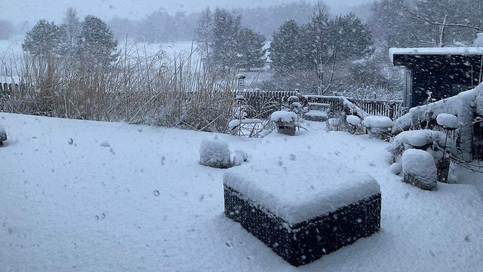 Snow at Boat of Garten