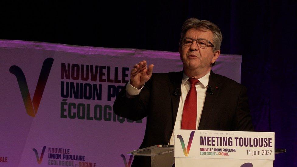 Jean-Luc Mélenchon in Toulouse