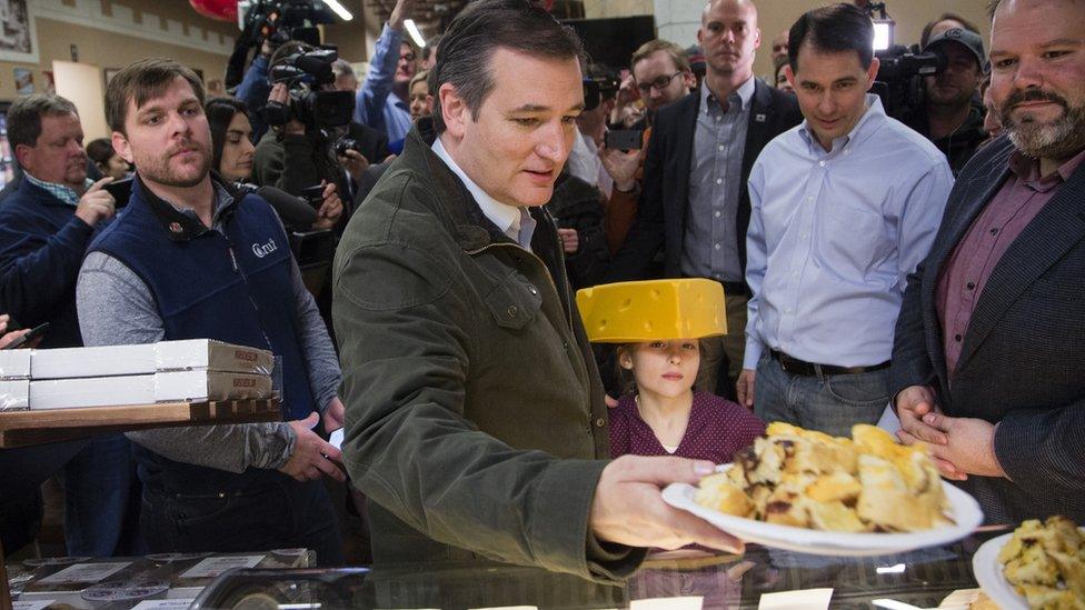 Ted Cruz on campaign trail