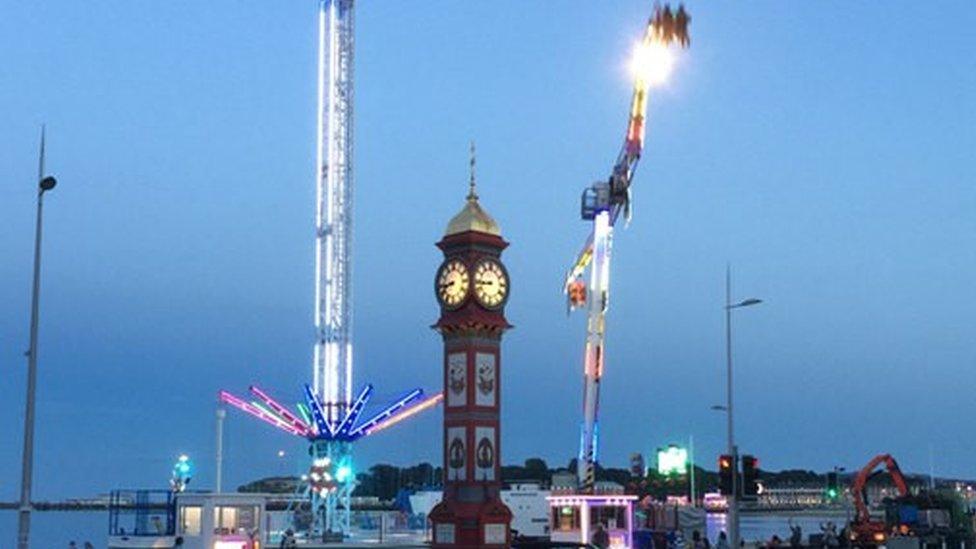 Funfair in Weymouth