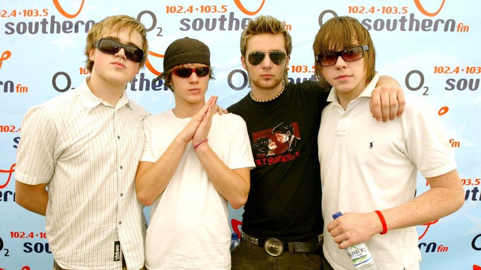 McFly at Party in the Park in 2005