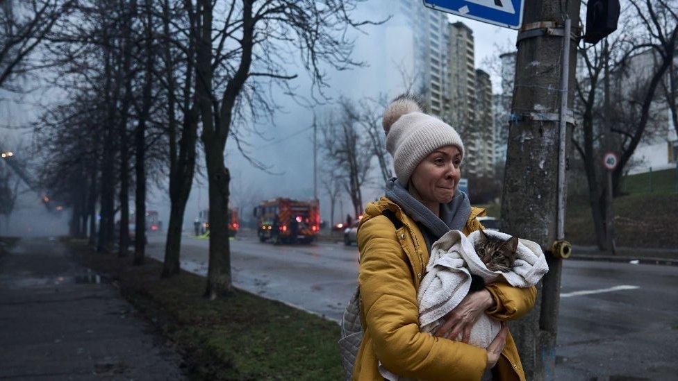 Russia's attacks on Ukraine continue in Kyiv