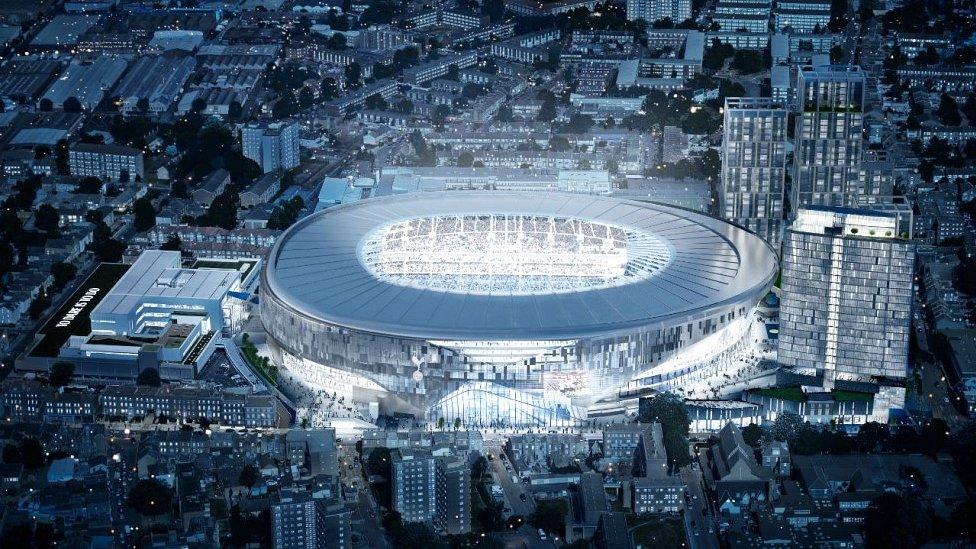 Image of new Spurs stadium