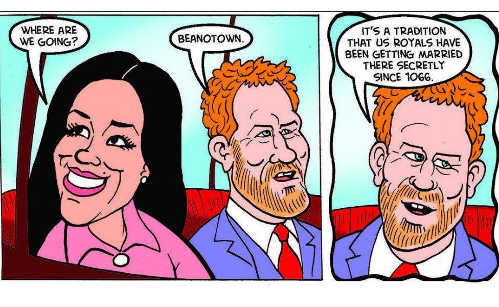 Beano with Meghan Markle and Prince Harry