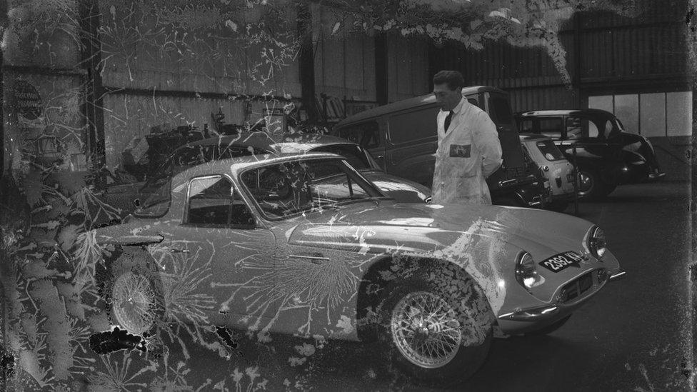 TVR car pictured in 1963