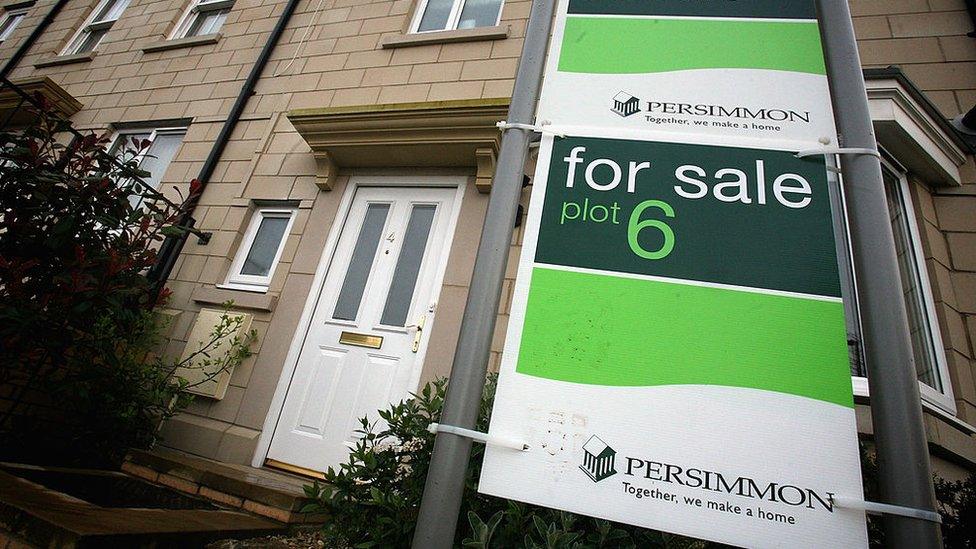 Persimmon sale signs