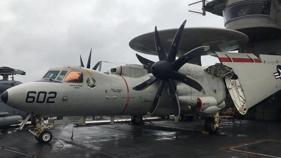 Northrop Grumman E-2 Hawkeye on USS Harry S Truman