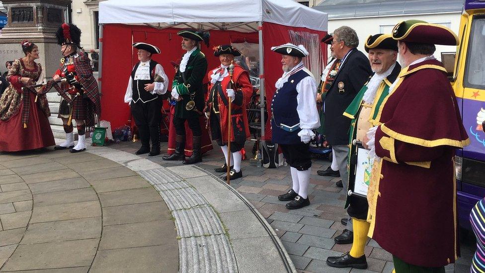 Town criers in Darlington