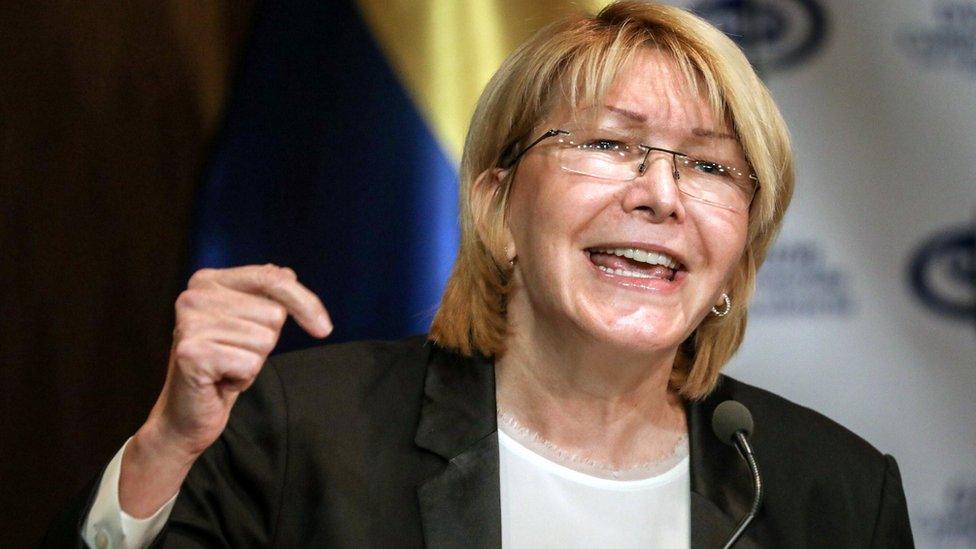 Venezuelan Attorney-General Luisa Ortega Diaz attends a press conference in Caracas, Venezuela, 04 July 2017.