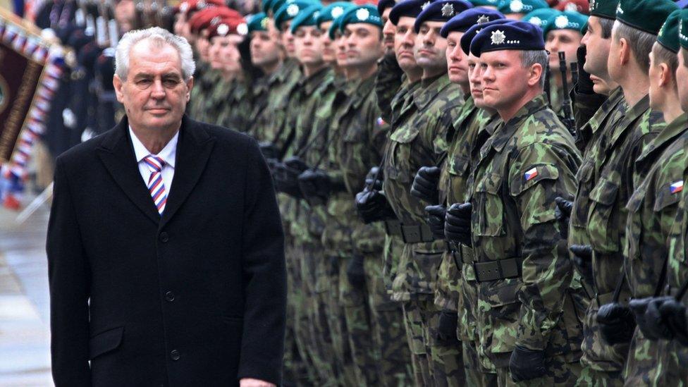 Czech President Milos Zeman