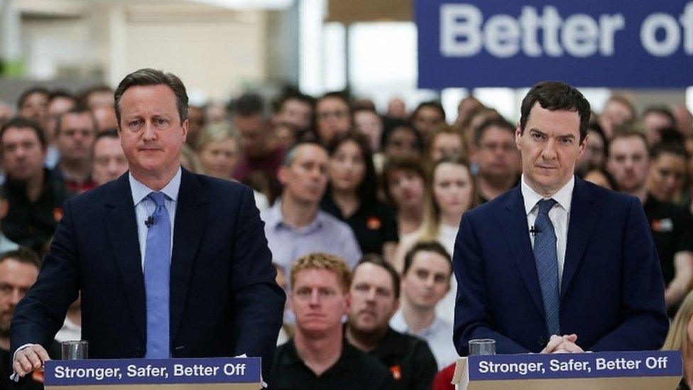 David Cameron and George Osborne