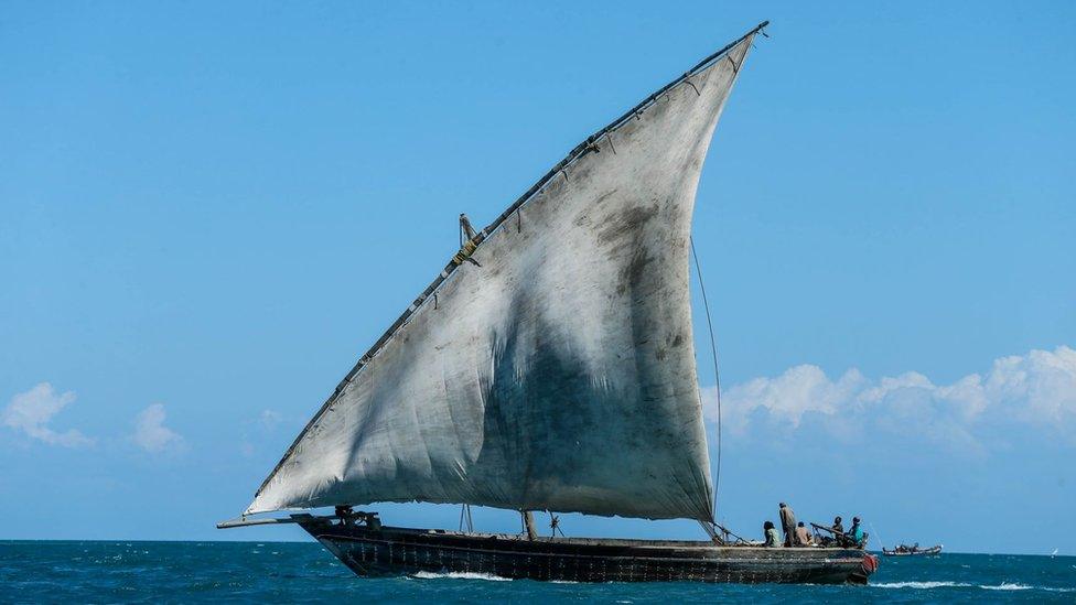 Traditional Zanzibari fishing boat