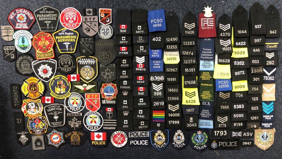 Badges and epaulettes