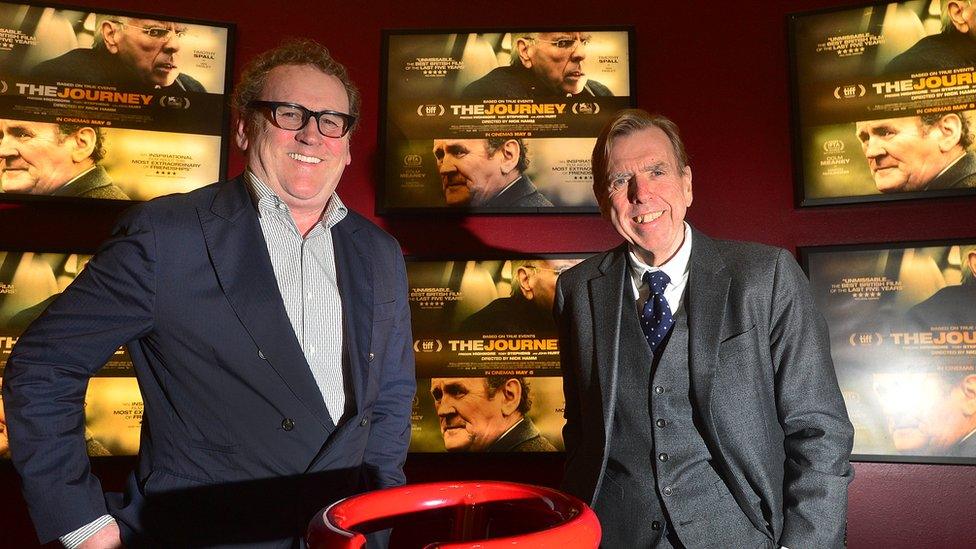 Colm Meaney and Timothy Spall