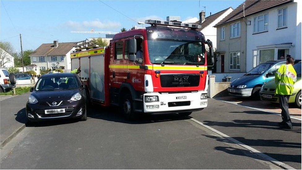 Street parking near Southmead Hospital