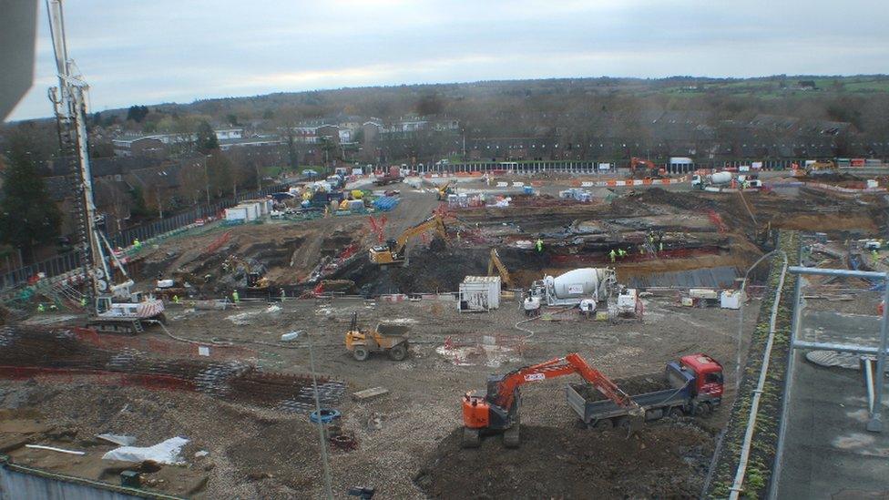 The Westgate construction