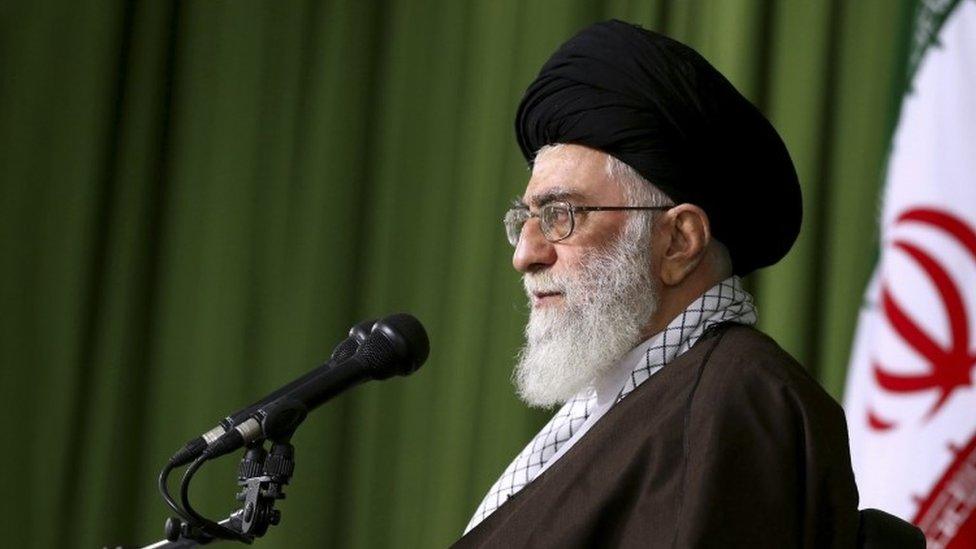 Iranian supreme leader, Ayatollah Ali Khamenei (01 November 2015)