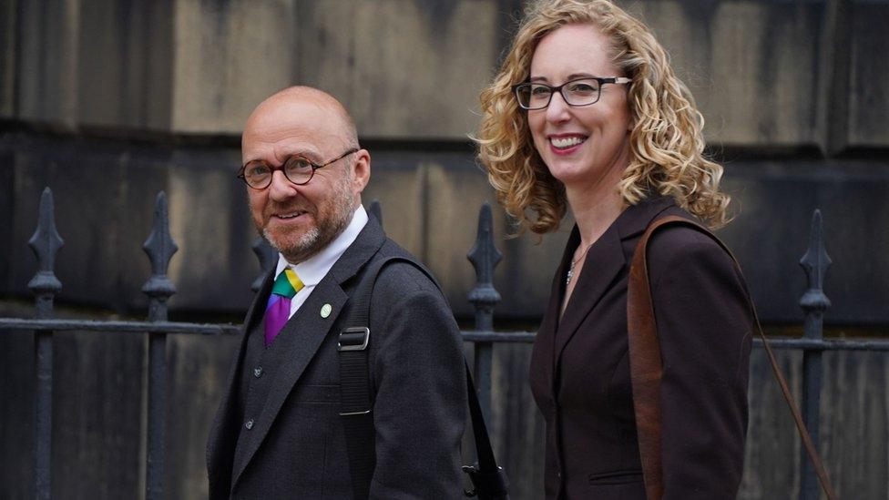 Lorna Slater and Patrick Harvie