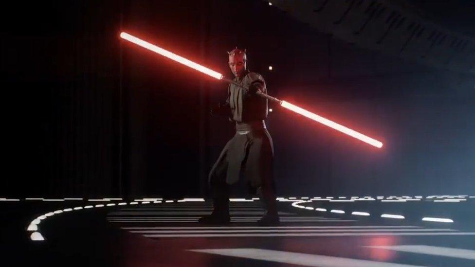 Darth Maul in the new game trailer