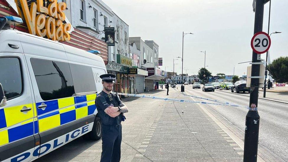 Police officer in Southend