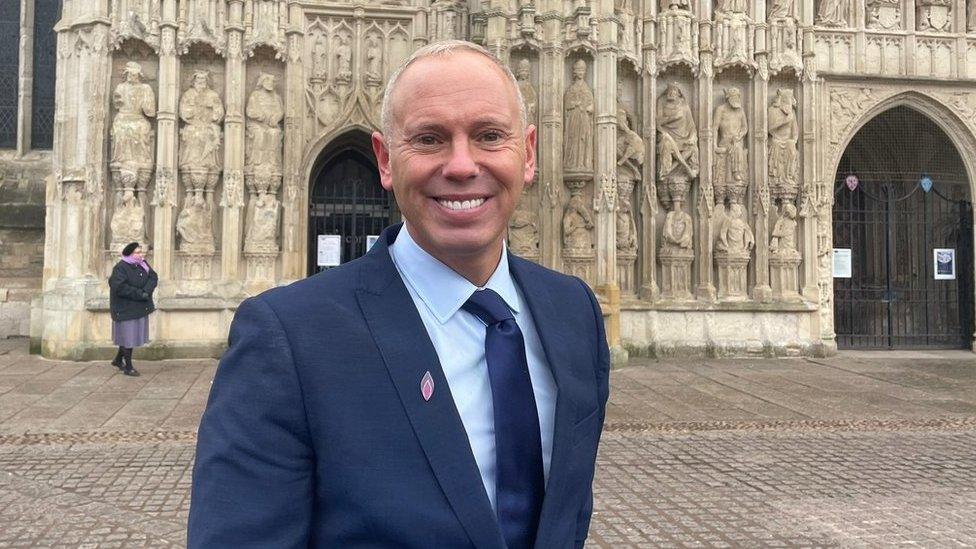 Robert Rinder at Exeter Cathedral