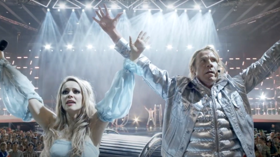 Will Ferrell and Rachel McAdams in Eurovision: The Story of Fire Saga