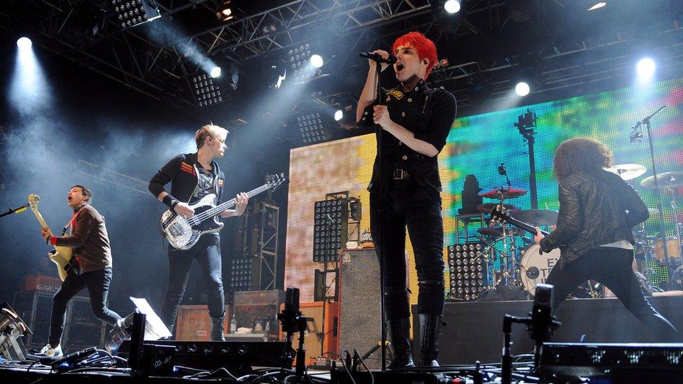 My Chemical Romance at Radio 1's Big Weekend in Carlisle, 2011